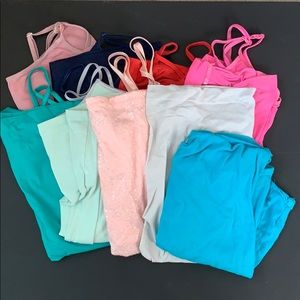 9 tank tops all different colors